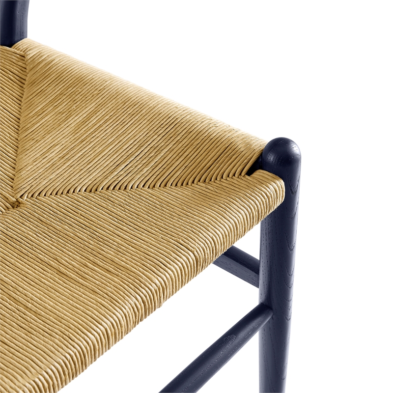 Amish Dining Accent Chair in Midnight Blue