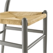 Amish Dining Accent Chair in Light Gray