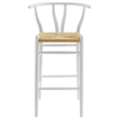 Amish Bar Stool in White