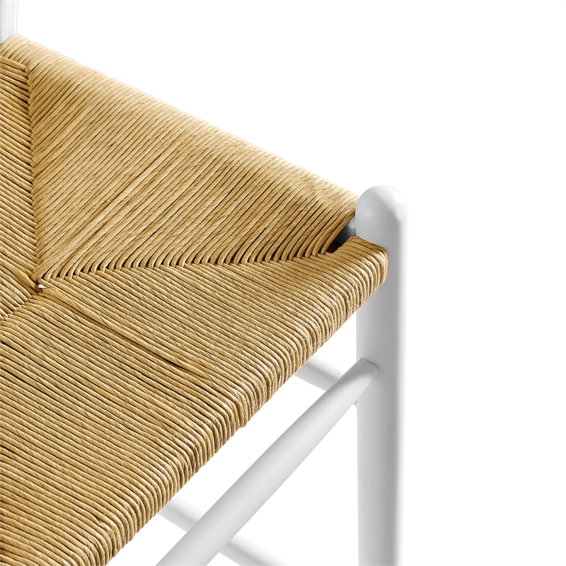 Amish Bar Stool in White