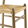 Amish Counter Stool in Weathered Gray Teak