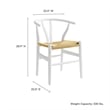 Amish Dining Chair in White