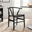 Amish Dining Chair in Black Black