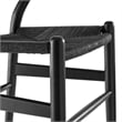 Amish Dining Chair in Black Black