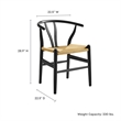 Amish Dining Chair in Black