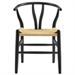 Amish Dining Chair in Black