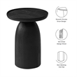 Holloway Side Table in Black