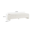 Waterflute TV Stand in White Matte