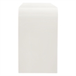 Waterflute TV Stand in White Matte