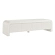 Waterflute TV Stand in White Matte