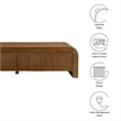 Waterflute TV Stand in Walnut