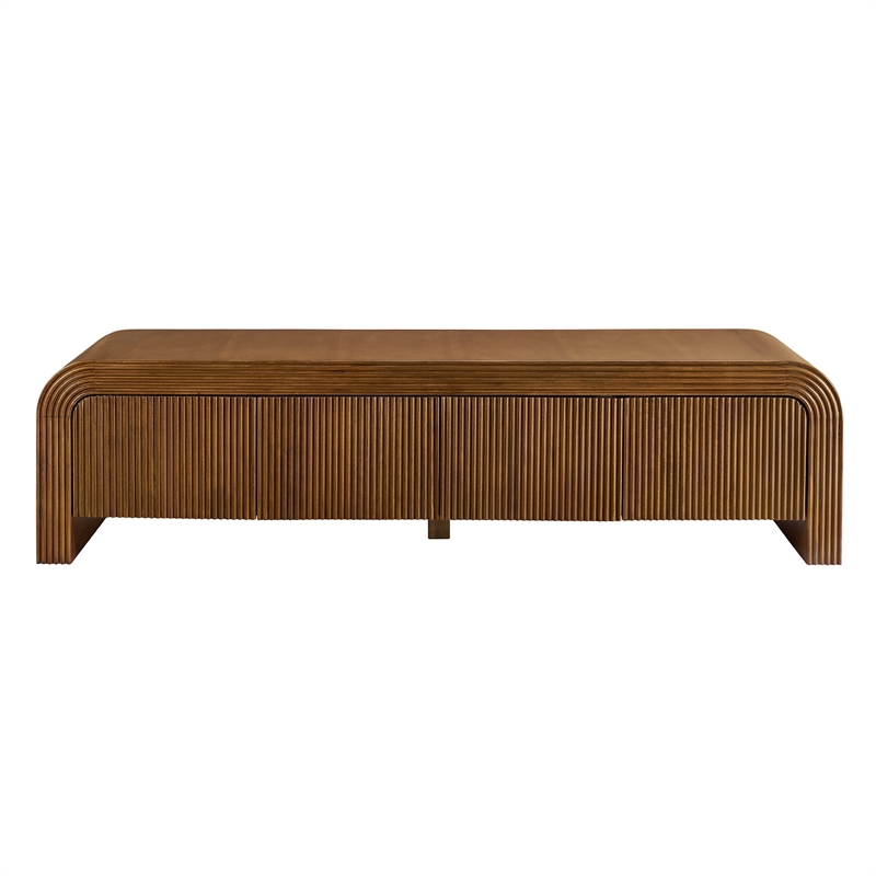 Waterflute TV Stand in Walnut