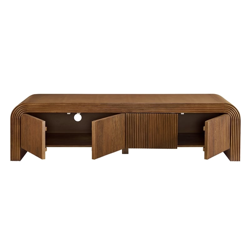 Waterflute TV Stand in Walnut