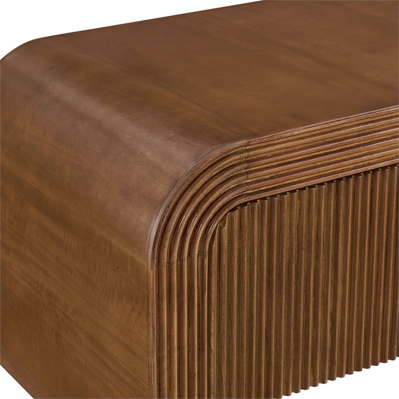 Waterflute TV Stand in Walnut