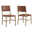 Dover Dining Side Chairs Set of 2 in Natural