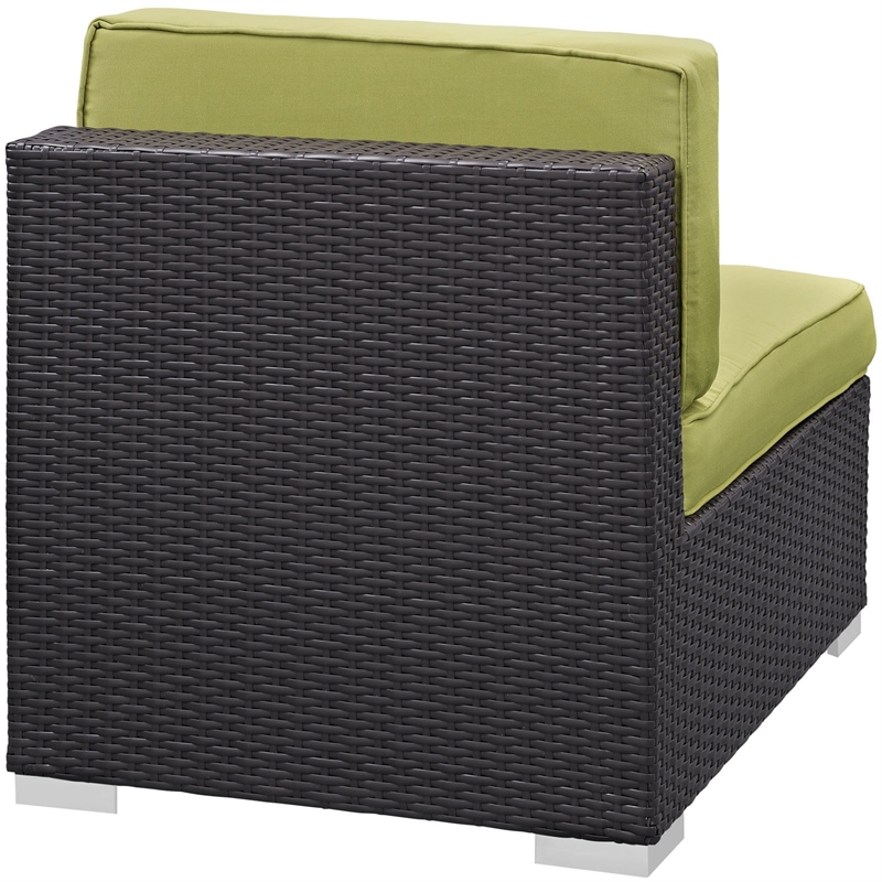 Gather Armless Chair Set of 2 in Espresso Peridot