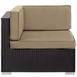 Gather Corner Sectional Set of 2 in Espresso Mocha