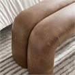 Dax Accent Bench in Brown