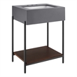 Etch Bathroom Vanity with Sink in Black White