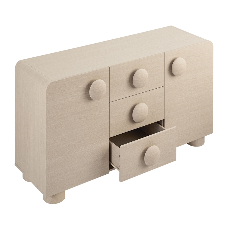 Sonnet Sideboard Storage Cabinet in Ash