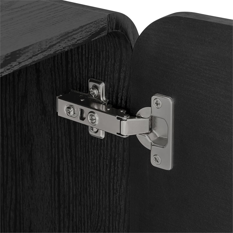Sonnet Sideboard Storage Cabinet in Black