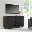 Sonnet Sideboard Storage Cabinet in Black
