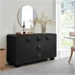 Sonnet Sideboard Storage Cabinet in Black