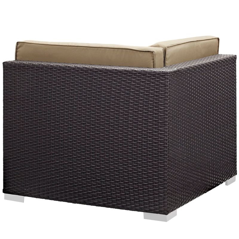 Gather Sectional Set in Espresso Mocha