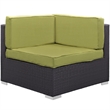 Gather Sectional Set in Espresso Peridot