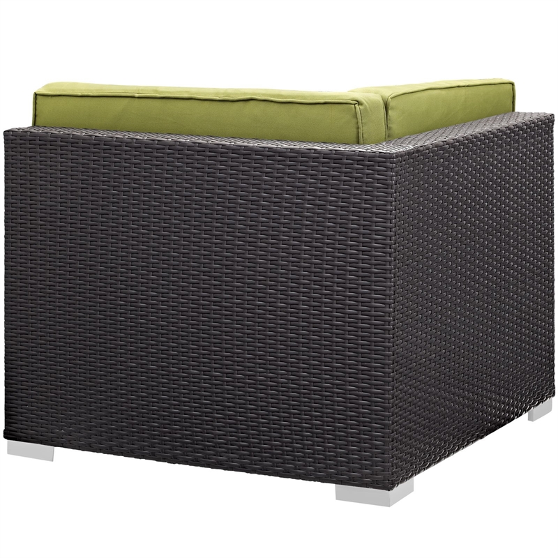 Gather Sectional Set in Espresso Peridot