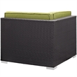 Gather Sectional Set in Espresso Peridot