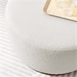 Modway Tilden Ottoman in Cloud White and Walnut