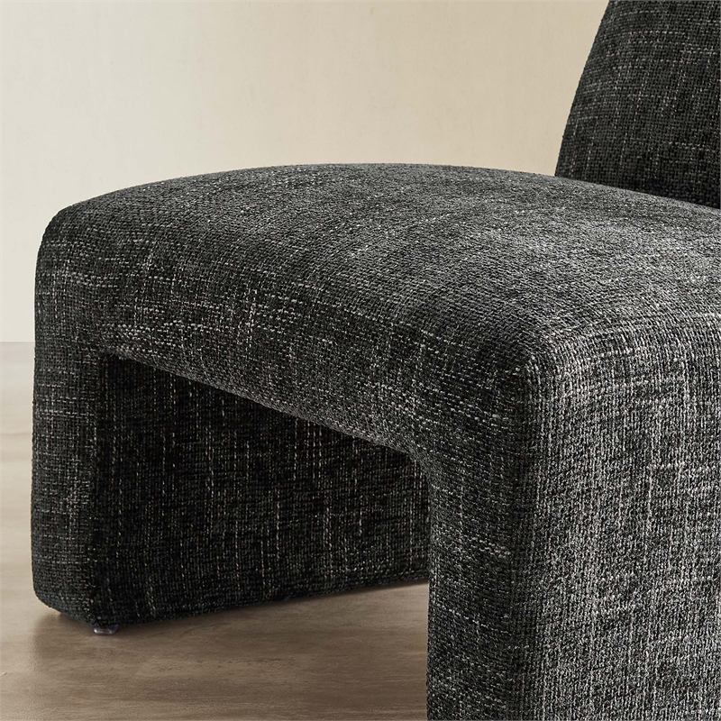 Amita Accent Chair in Carbon Black