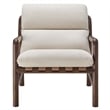 Paxton Chair in Dune Fabric Walnut