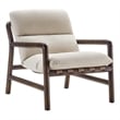 Paxton Chair in Dune Fabric Walnut