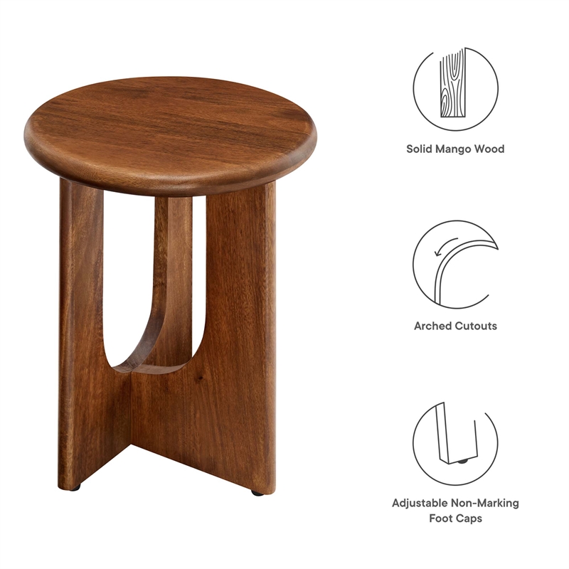 Rivian Side Table in Walnut