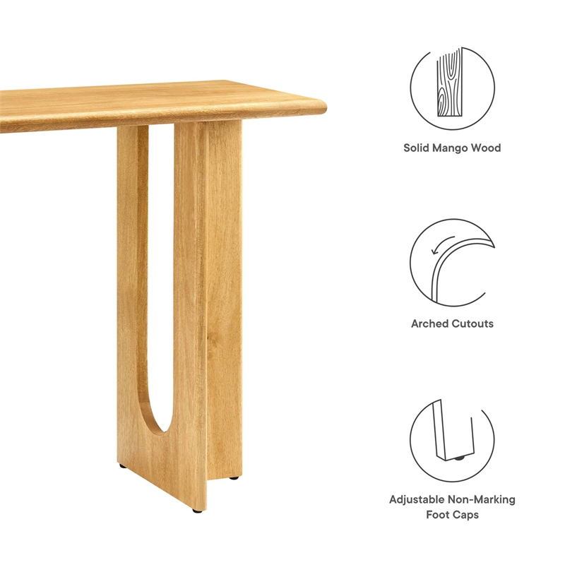 Rivian Console Table in Oak