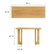 Rivian Console Table in Oak