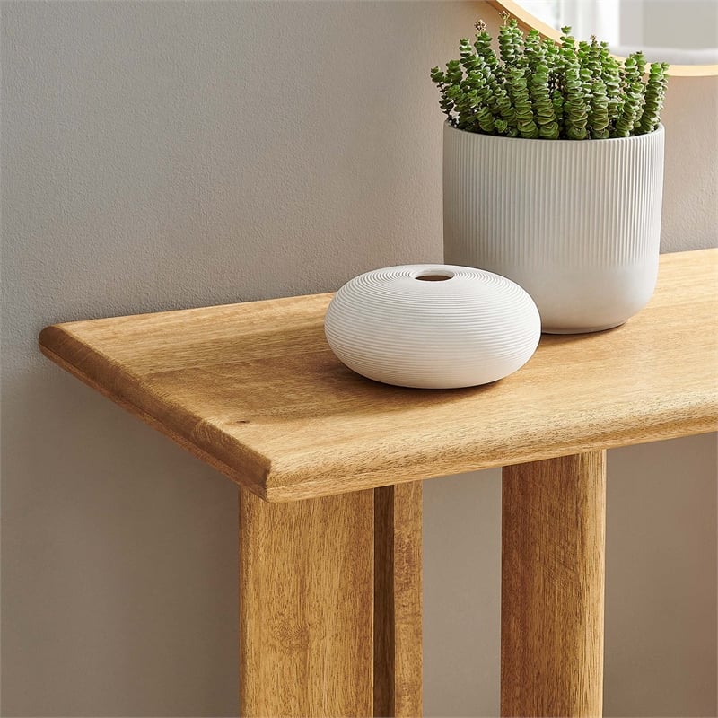 Rivian Console Table in Oak