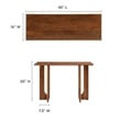 Rivian Console Table in Walnut
