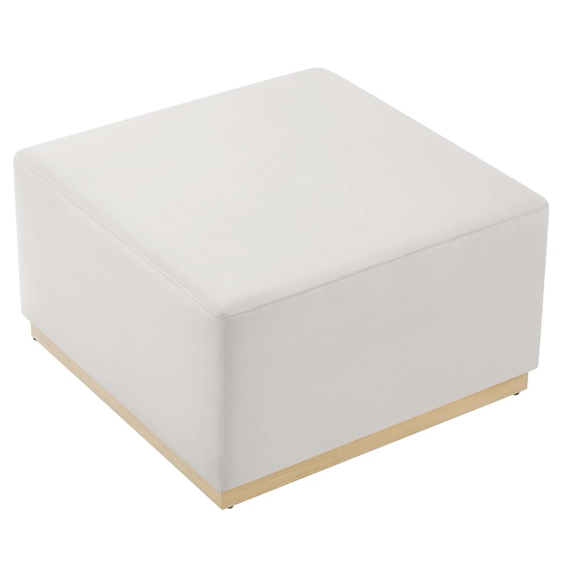 Modway Tilden Ottoman in Alabaster Natural