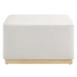 Modway Tilden Ottoman in Alabaster Natural