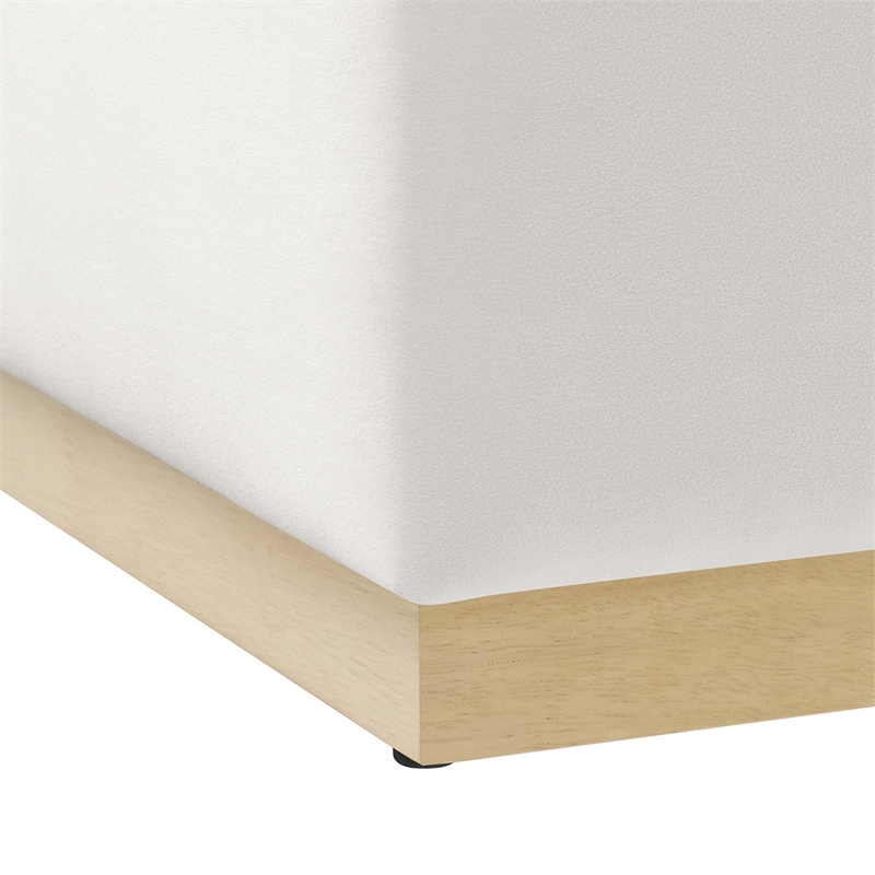 Modway Tilden Ottoman in Alabaster Natural