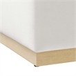 Modway Tilden Ottoman in Alabaster Natural