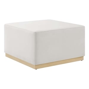 Modway Tilden Ottoman in Alabaster Natural