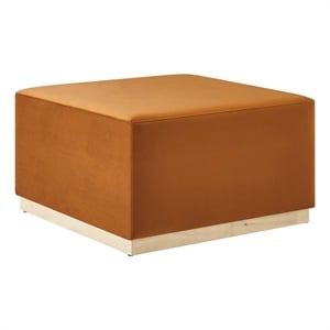 Tilden Ottoman in Rust Natural