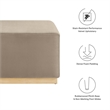 Tilden Ottoman in Taupe Natural