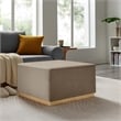 Tilden Ottoman in Taupe Natural