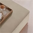 Tilden Ottoman in Taupe Natural