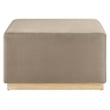 Tilden Ottoman in Taupe Natural